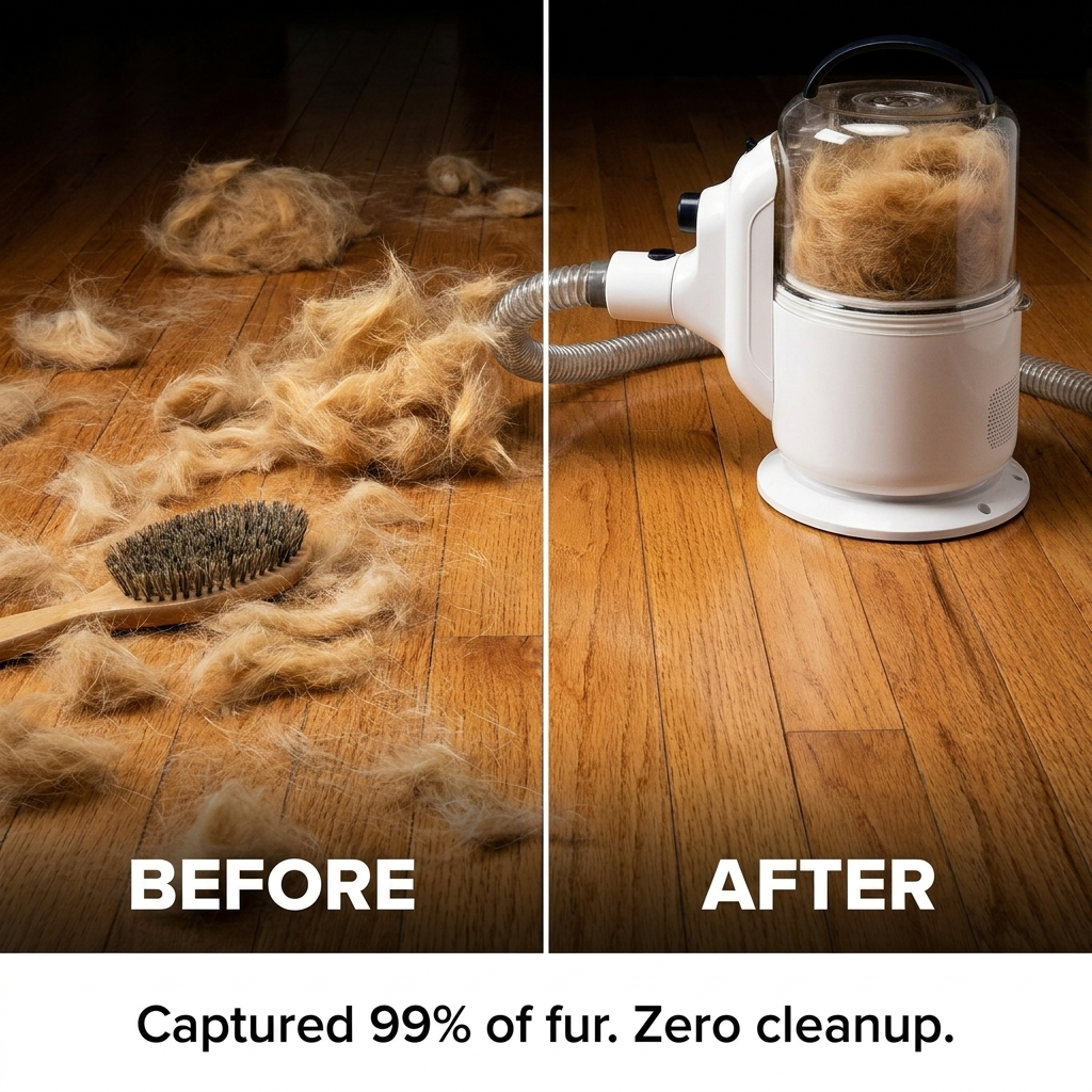 SilentGroom™ - 5 in 1 Pet Grooming Vacuum