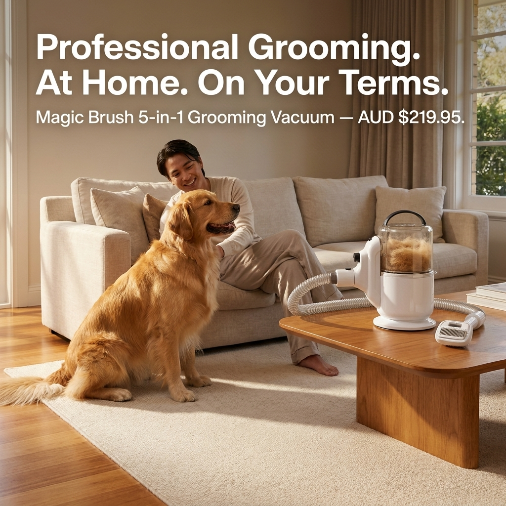 SilentGroom™ - 5 in 1 Pet Grooming Vacuum